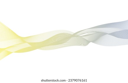Wave color background abstract line art design flowing