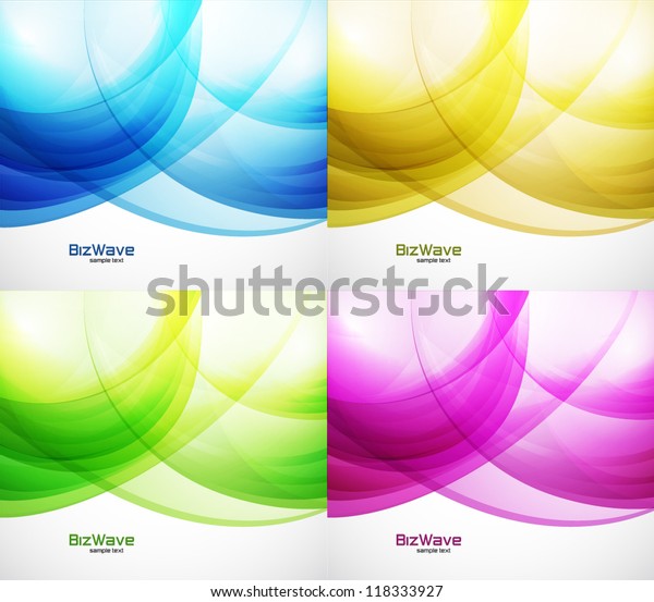 Wave Color Backgrounds Stock Vector (Royalty Free) 118333927 | Shutterstock