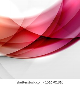 Fondo de diseño transparente de color ondulado. Plantilla de diseño futurista