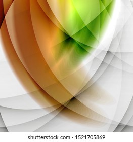 Wave color transparent design background. Futuristic design template
