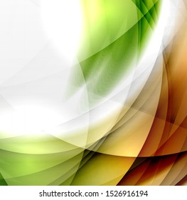Fondo de diseño transparente de color ondulado. Plantilla de diseño futurista