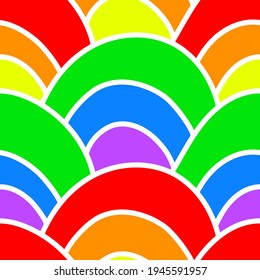 Wart. Farben des Regenbogens. Nahtloses Muster. Helle Textur. Vektorgrafik. Schleifpapier. Hintergrund