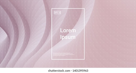 Wave Cosmetic background. Creative layout flow shapes. Minimal Geometric gradient layout wallpaper. Cosmetic Minimal Dynamic wavy elements. Template Cover Poster Fashion Skin Vector illustration EPS10