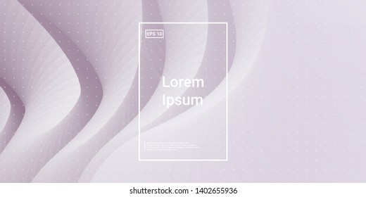 Wave Cosmetic background. Creative layout flow shapes. Minimal Geometric gradient layout wallpaper. Cosmetic Minimal Dynamic wavy elements. Template Cover Poster Fashion Skin Vector illustration EPS10