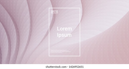 Wave Cosmetic background. Creative layout flow shapes. Minimal Geometric gradient layout wallpaper. Cosmetic Minimal Dynamic wavy elements. Template Cover Poster Fashion Skin Vector illustration EPS10