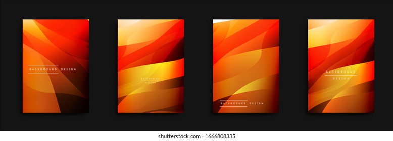 Tapas de onda ajustadas con gradientes de aceite. Fondo abstracto dinámico y moderno con líneas onduladas. Ilustración vectorial para papel tapiz, pancarta, fondo, tarjeta, ilustración del libro, página de inicio, portada