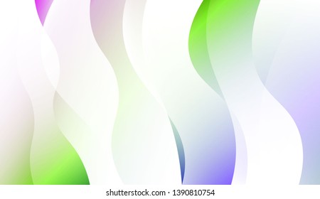 Wave Creative Background. For Business Presentation Wallpaper, Flyer, Cover. Colorful Vector Illustration