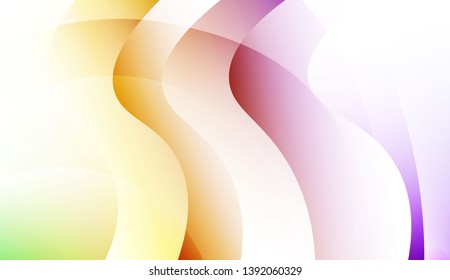 Wave Creative Background. For Business Presentation Wallpaper, Flyer, Cover. Colorful Vector Illustration