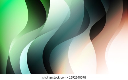 Wave Creative Background. For Business Presentation Wallpaper, Flyer, Cover. Colorful Vector Illustration