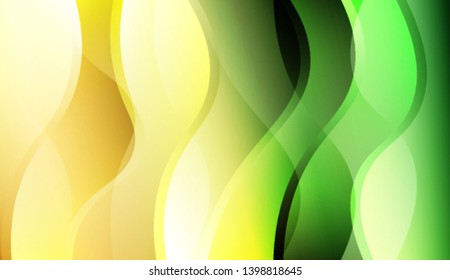 Wave Creative Background. For Business Presentation Wallpaper, Flyer, Cover. Colorful Vector Illustration