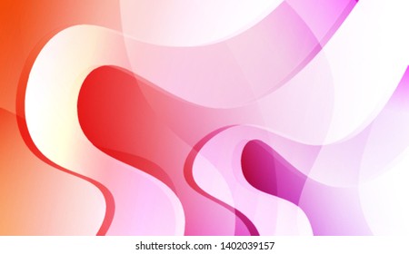 Wave Creative Background. For Business Presentation Wallpaper, Flyer, Cover. Colorful Vector Illustration