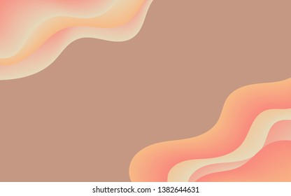Wave curve abstract background vector