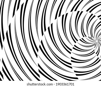 
Diseño ondulado en blanco y negro. Imagen digital con franjas psicodélicas. Base argenta para sitio web, impresión, base para banners, fondos de pantalla, tarjetas de visita, folleto, banner. Óptica de arte de línea