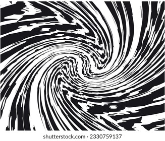 Wave design black and white. Digital image with a psychedelic stripes. Argent base for website, print, basis for banners, wallpapers, business cards, brochure, banner. Line art optical