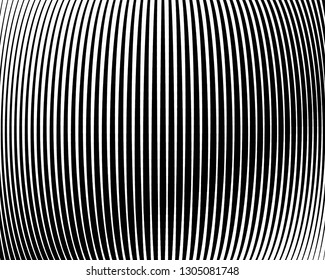 Wave design black and white. Zebra pattern. Digital image with a psychedelic stripes. Vector illustration  