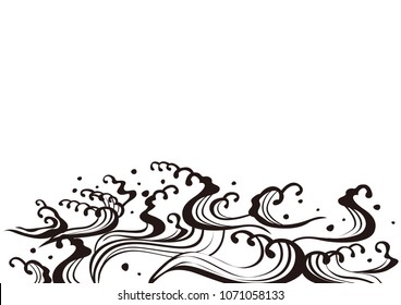 Wave design illustration