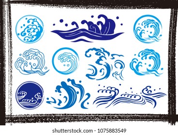 Wave design illustration