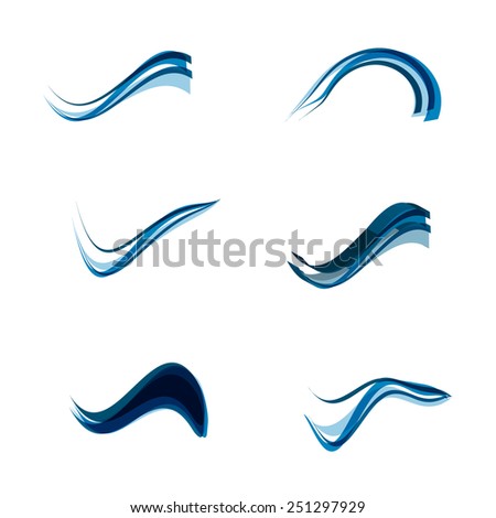 Wave Designs Stock Vector Royalty Free 251297929 Shutterstock