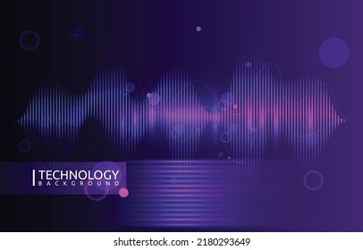 Wave Digital Internet Network Abstract Technology Background