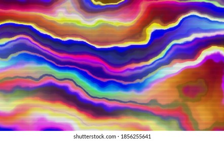 La distorsión de las ondas de televisión. Ruido de píxel digital. Señal de video dañada. Fondo de textura de brillo abstracto. Ilustración vectorial.