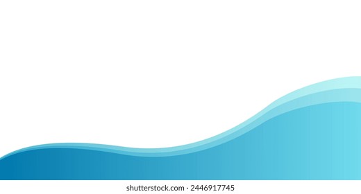 Encabezado y borde del separador de forma de divisor de onda para Sitio web y App. Marco superior o inferior de forma divisoria para página de Web, Sitio web, Anuncio, App, cartel, fondo