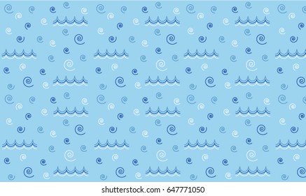 wave drawings background
