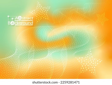 Wave effect halftone. on background gradient. vector illustration for use in graphics or product components.