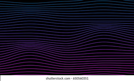 Wave of Electronic Dance Music vector background
