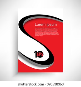 wave elements corporate abstract background illustration