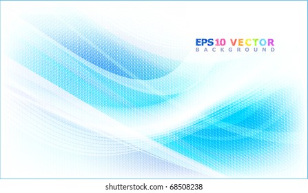 Wave with the elements.Eps10.