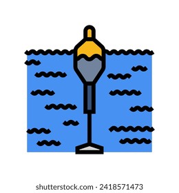 wave energy harvesting color icon vector. wave energy harvesting sign. isolated symbol illustration