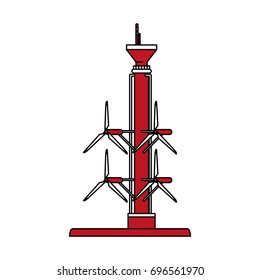 wave energy vector illustration