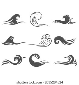 Wave-Flachbilddesign