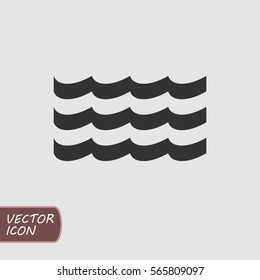 Wave flat icon