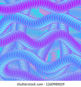 Wave Flow Shapes. Abstract 3d Background