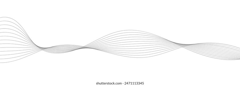 Fondo abstracto de la línea líquida que fluye de la onda. Fondo Abstractas con líneas de negocio. Ilustración vectorial.
