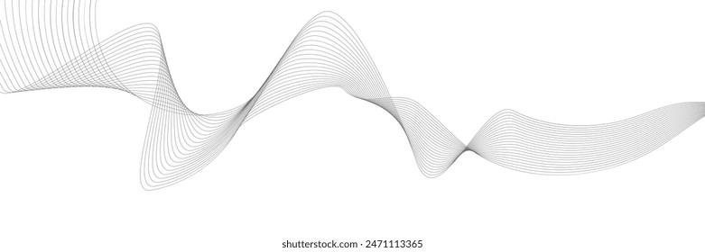 Wave flowing liquid line abstract background. Abstract background with business lines. Vector Illustration.