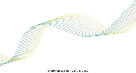 Wave flowing liquid line abstract background. Black and white vector design 3D lines in perspective, curve and wave lines in motion, smooth and soft backdrop.eps10