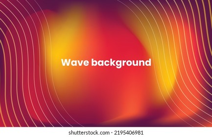 Wave  fluid   liquid background in yelloe   orange color  abstract background and wave orange shapes banner design background  vector illustration