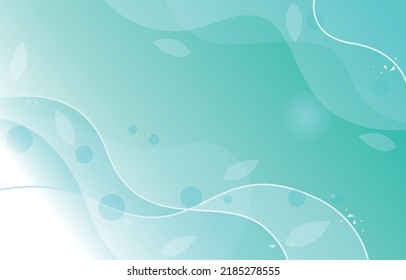 Wave Fluid Liquid Mint Green Turquoise Abstract Background