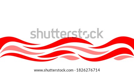 wave form graphic red color, water waves red for background, red graphic ripples pattern for banner background, copy space