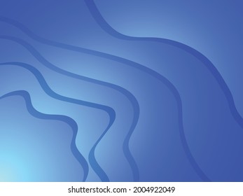 wave free blue background vector