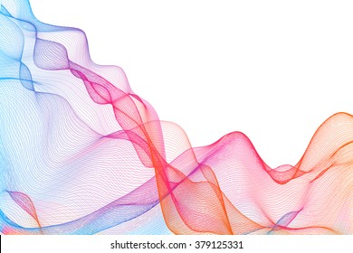 Wave futuristic  structure   - vector illutration 