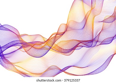 Wave futuristic  structure   - vector illutration 