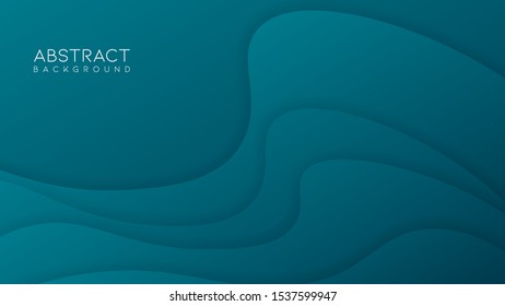 Wave and geometric color background design. Dynamic shapes composition with gradient color. Modern and futuristic design for cover and poster. Eps10 vector.