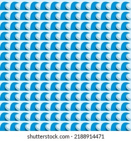 Wave Geometric Seamless Pattern Design