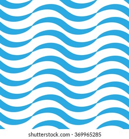 Wave geometric seamless pattern. Fashion graphic background design. Modern stylish abstract texture. Monochrome template for prints, textiles, wrapping, wallpaper, website etc. VECTOR illustration