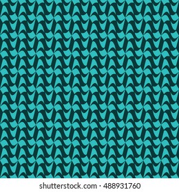 Wave geometric seamless pattern. Fashion graphic background design. Modern stylish abstract texture. Colorful template for prints, textiles, wrapping, wallpaper, website. Stock VECTOR illustration