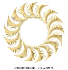 Wave glittering dotted lines. Abstract glow wavy stripe on white background isolated. Brush mesh glow effect creative line art. Vector illustration EPS 10 art deco style for wedding