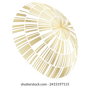 Líneas de puntos brillantes ondulantes. Resumen rayas onduladas brillantes sobre fondo blanco aisladas. Pincel de malla efecto de brillo creativo de la línea de arte. Ilustración de vectores EPS 10 estilo art deco para boda